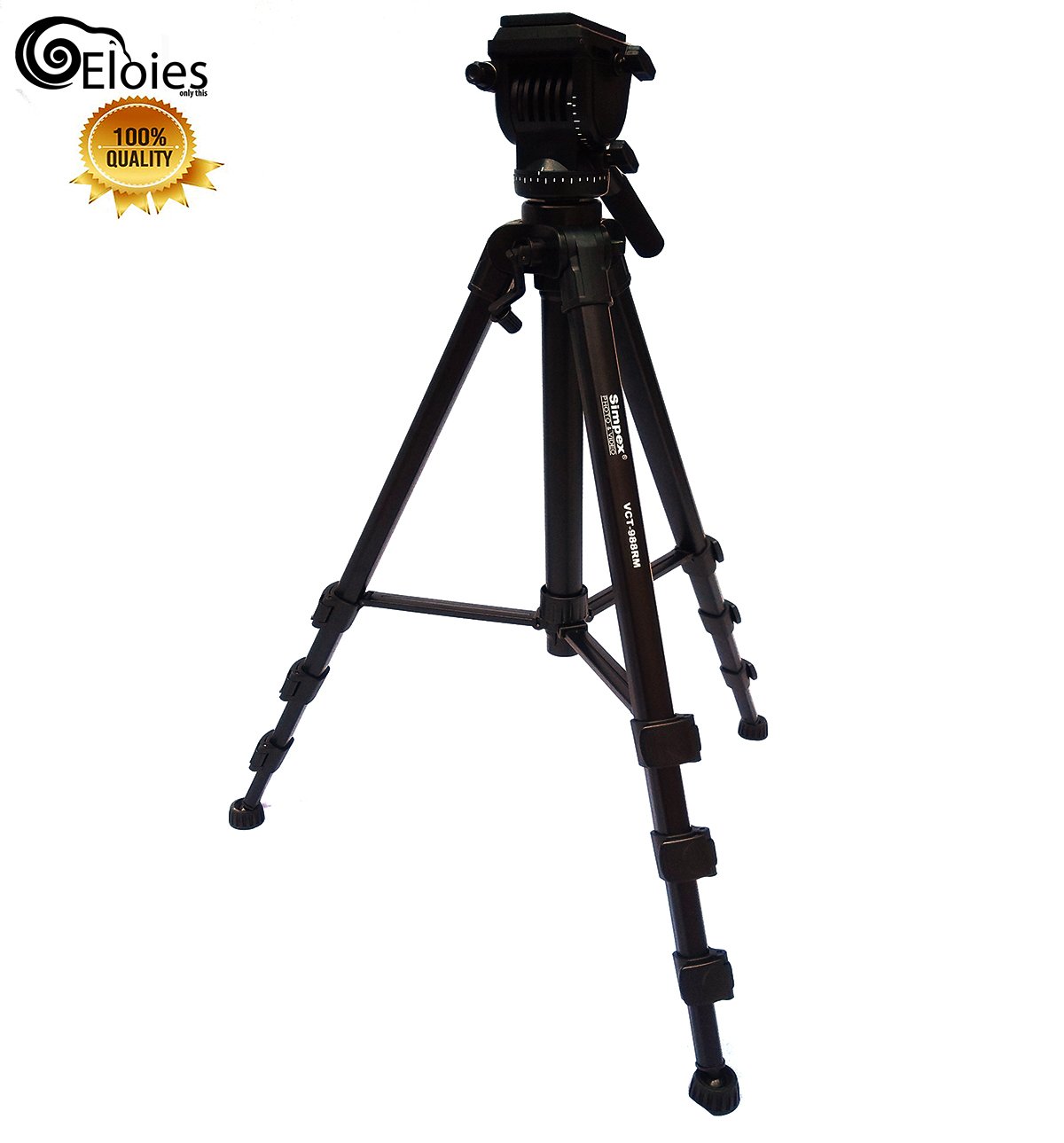 Buy Eloies Simpex VCT988RM Professional Heavy Duty Video Tripod with