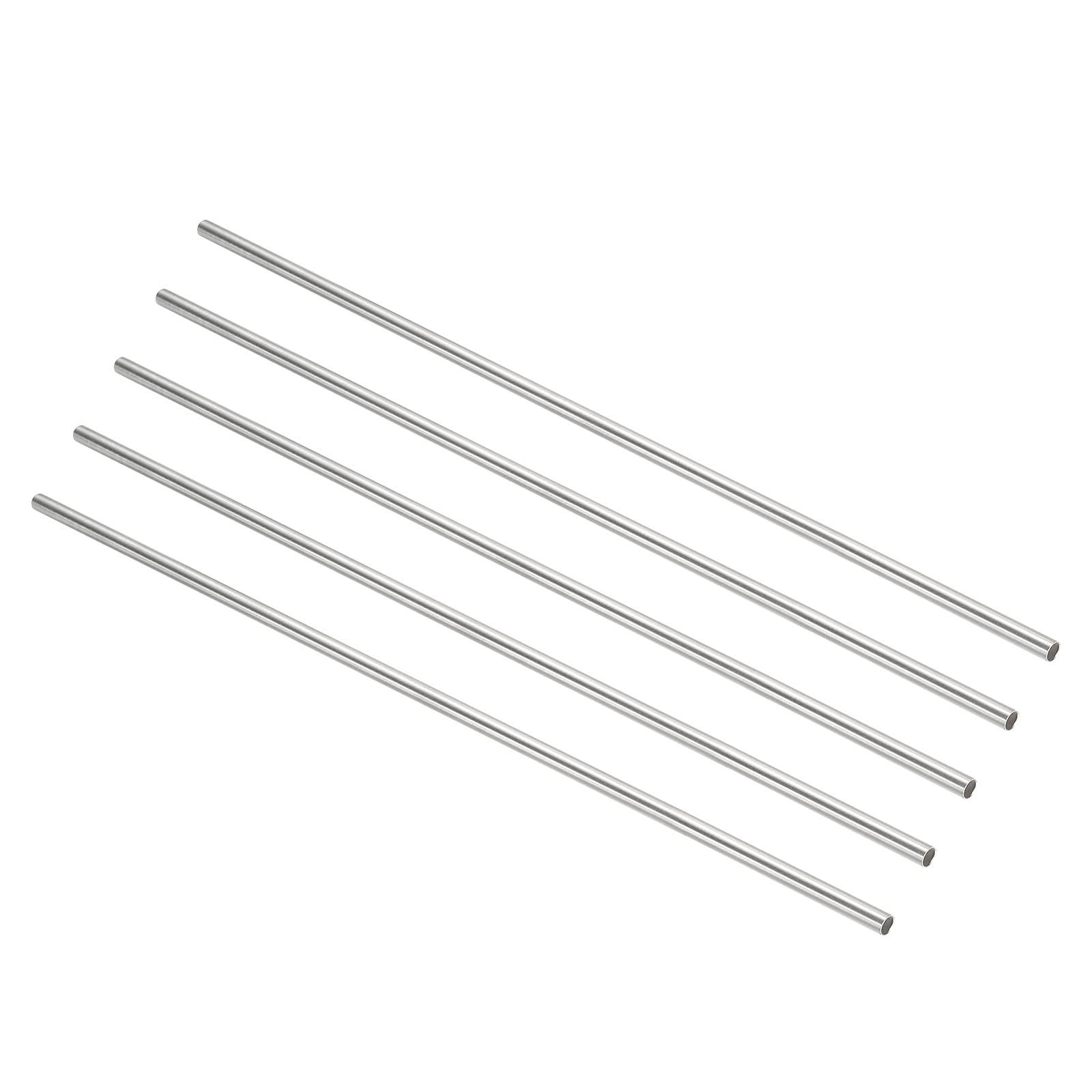 PATIKIL Thermowell Pipe Immersion Well 1/4" ID 9/32" OD 16" Stainless Steel 304 for Weldless Thermowell Brewing Thermometer 5pcs