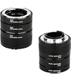 JJC Z Mount Auto Focus Macro Extension Tube Ring Set for Nikon ZR