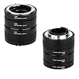 JJC F Mount Auto Focus Macro Extension Tube Set for