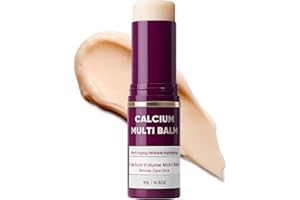 SUBMETIC Cemenrete Calcium Multi Balm, Calcium Volume Multi Balm, Wrinkle Core Stick, Korean Collagen Moisturing Stick, Anti-aging, Hydrating, Almond & Vitamin E for Lip Balm Eye Cream Neck – 9g (1)