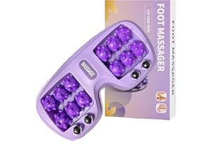 Portable Dual Foot Massage Roller, New Dual Foot Massage Roller, 3-In-1 Acupressure Massager, Deep Tissue Pressure Relief And