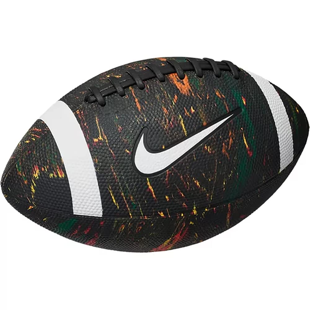 NIKE Playground Football Official – Recreational Soccer Ball – Durable Outdoor Basketball Court & Street Football – Size Official – Delivered Deflated, Multi/Black/White, 9