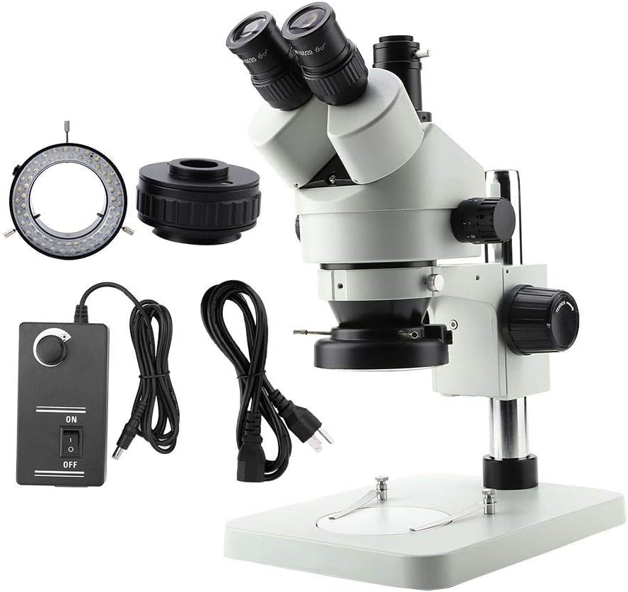 Professional Trinocular Stereo Microscope, 3.5x90x