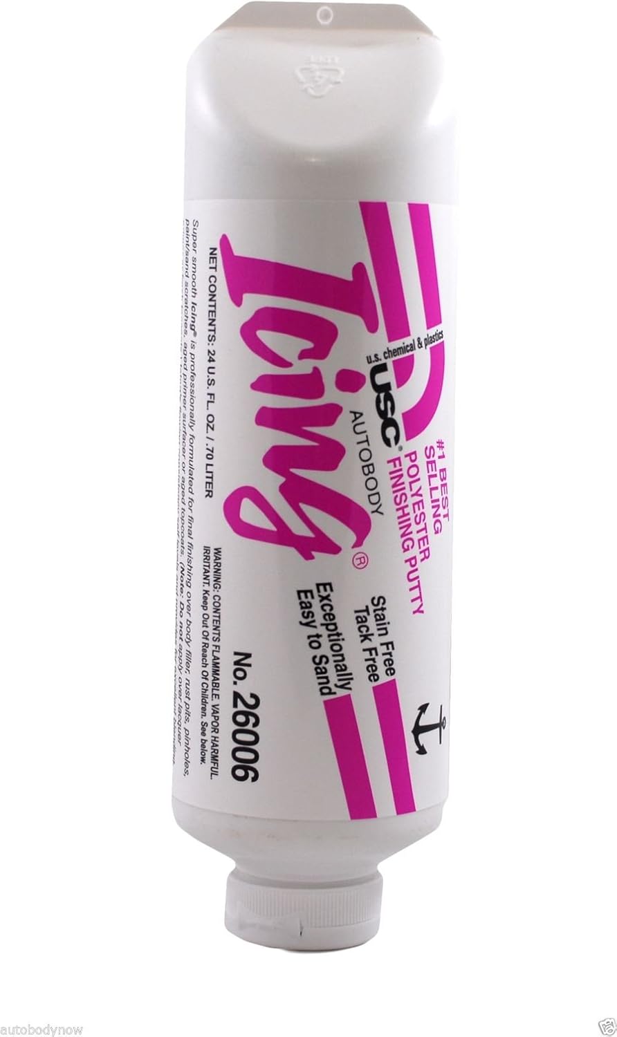 USC 26006 Icing 24 oz tube - Glazing & Finishing Filler Putty: Automotive