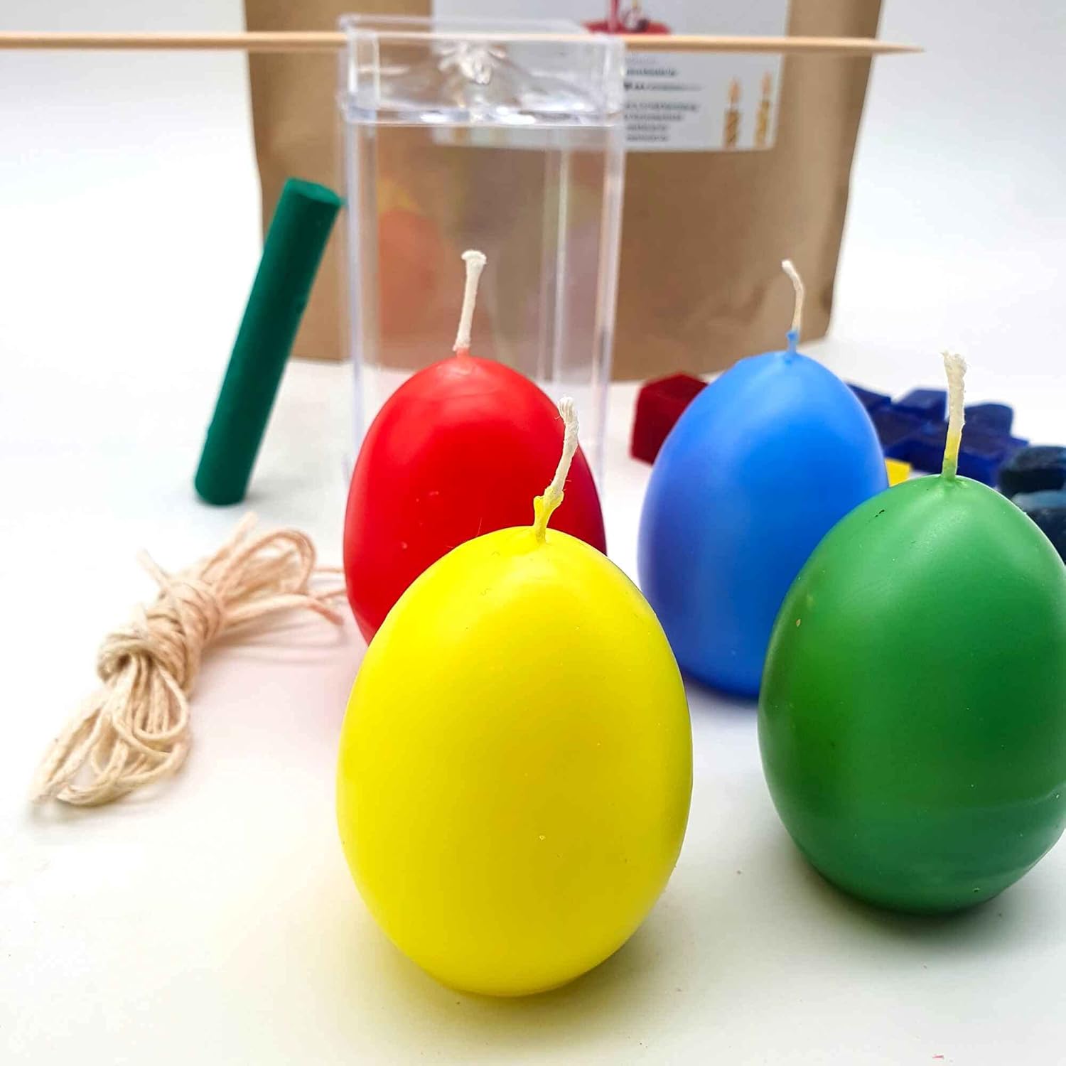 DIYSet Osterkerzen tauchen und Kerzen gießen Bastelset