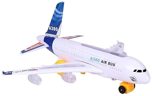 Webby Webby A380 Airbus Airplane, Multi Color