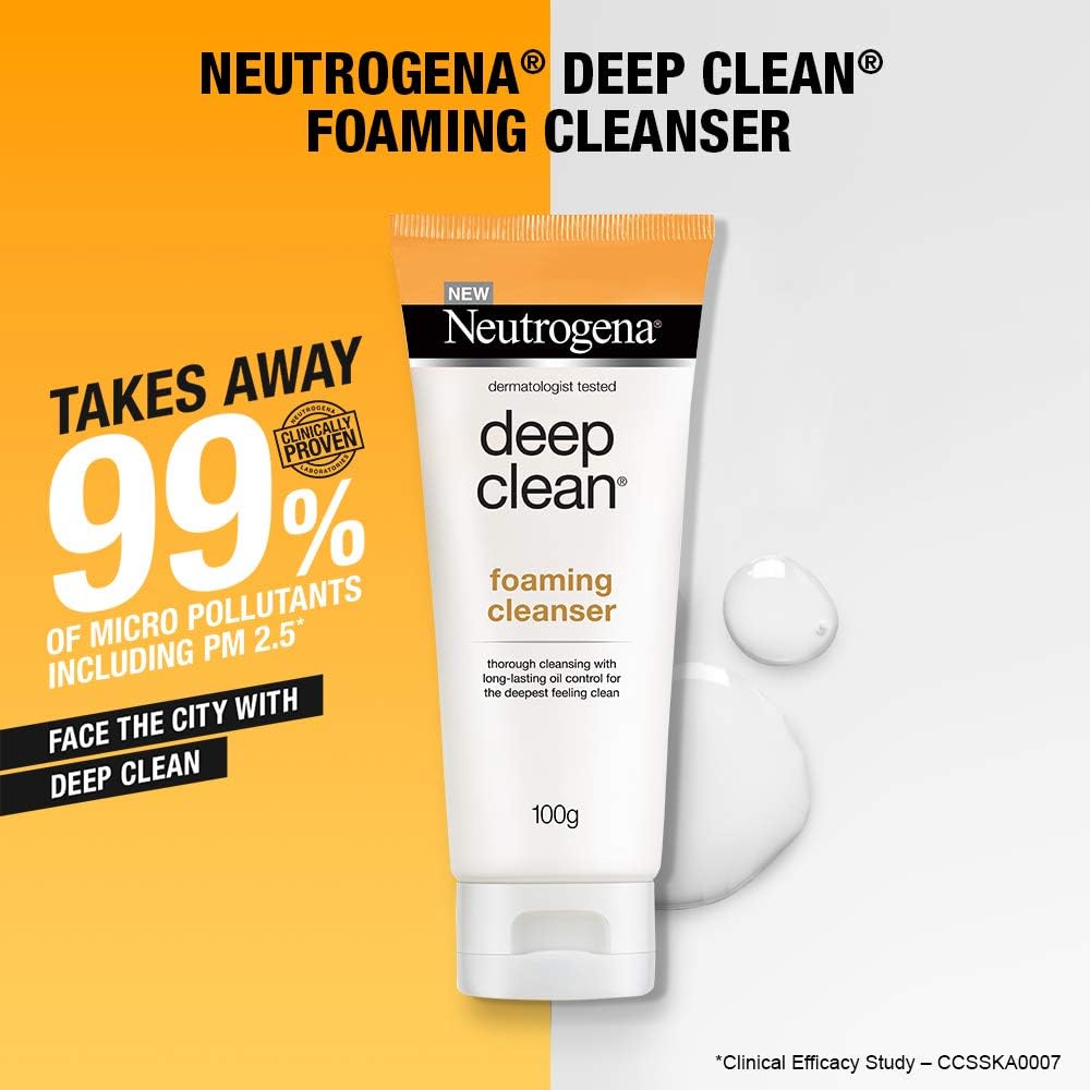 neutrogena deep clean foaming cleanser hydrating