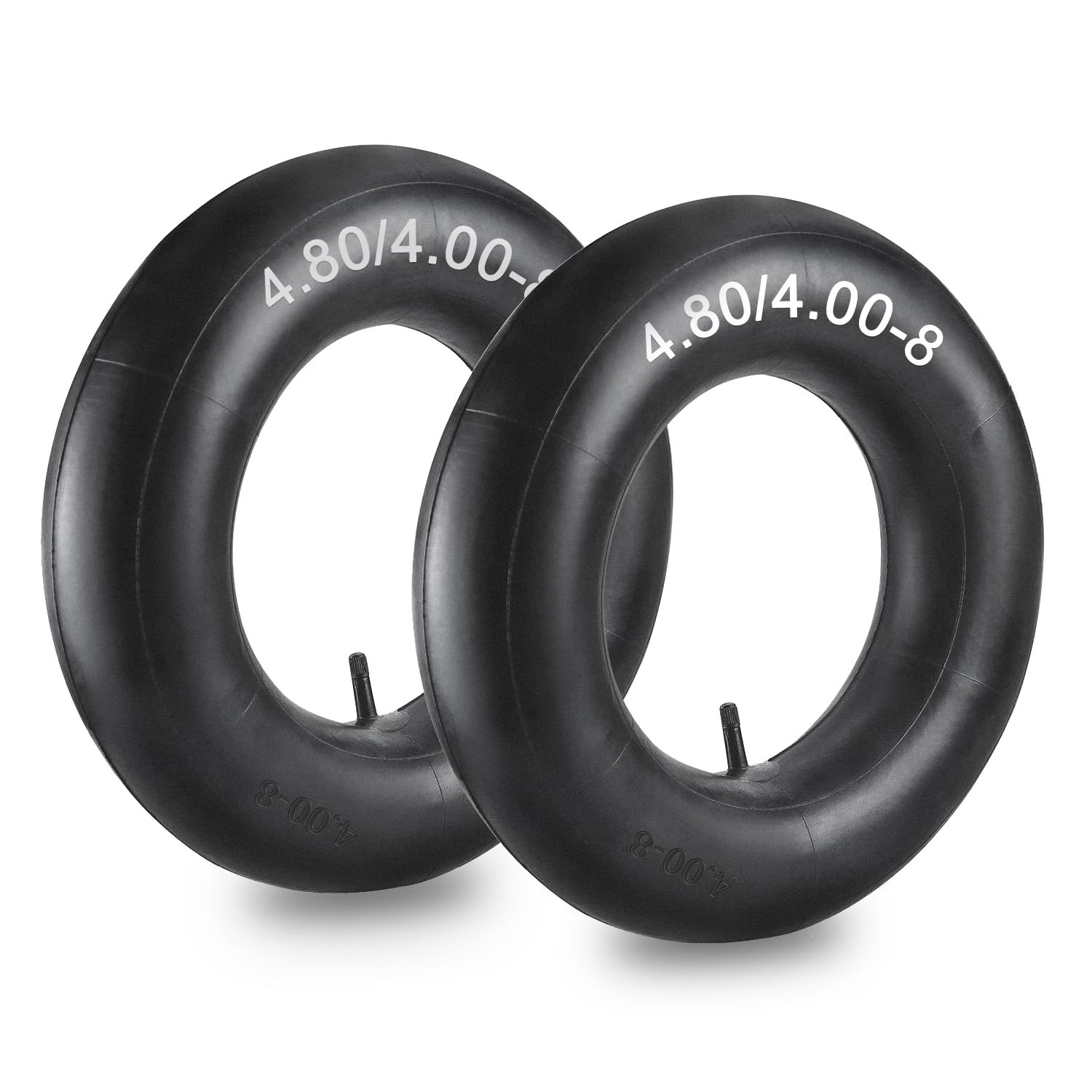 Photo 1 of 4.80/4.00-8" Tire Inner Tubes by Cenipar For Heavy Duty Cart, Like Hand Trucks, Garden Carts, Mowers And More, Pack of 2
