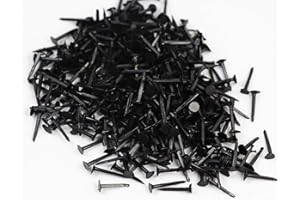 Liyafy 10mm Black Metal Nails Tacks for Shoes Boots Leather Heels Soles Repairs Replace Package of 250g