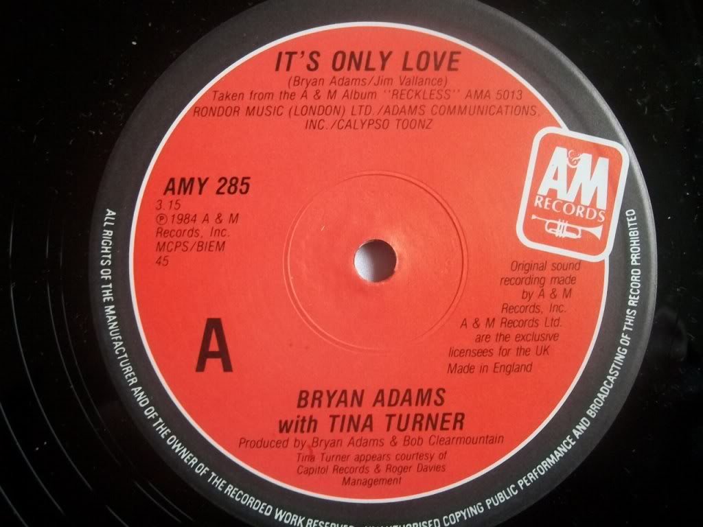 It's Only Love Bryan Adams & Tina Turner