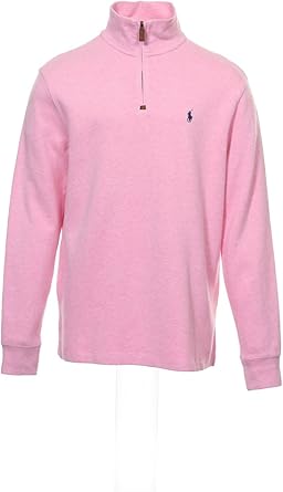 mens pink quarter zip