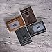BEARTWO Holder for Airtag Wallet: Genuine Leather Slim Money Clip Wallet for Men With RFID Blocking, Accessory and Case for Apple Air Tag
