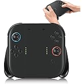 BRONAL Switch 2 Controller Grip – 2000mAh Rechargeable Battery, Play & Charge While Gaming, Magnetic Lock, LED Indicator, Fast USB-C Charging
