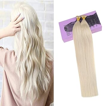 Amazon Com Vesunny 16inch I Tip Hair Extensions Human Hair Color