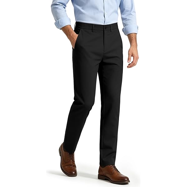 men's van heusen flex straight fit no iron dress pant Premium Soft Lux Flex Dress Pant Sky Captain / 32 / 32 main image 1