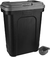Elito Home & Garden Dry Pet Food Storage Container 30L Grey with Scoop view 2