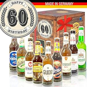 60. Geburtstag/Biersorten aus Deutschland/Geschenkbox Bier