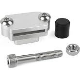 Camotokiit Clutch Pedal Stopper Plate Bracket Crank Kits-Aluminum | Universal Adjustable Billet Clutch Accessories