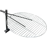 Coperchio Per Braciere Ø 80 Cm - Copertura In Acciaio Per Barbecue E Caminetti Esterni - Foto 2