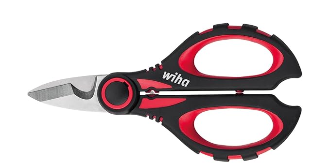 title=Wiha SB Prof. elec, forbici da 160 mm con funzione crimpatrice, per sbarrare,