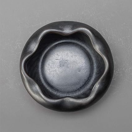 Ayha Posacenere Da Fumo In Ceramica Antivento Da Tavolo Di