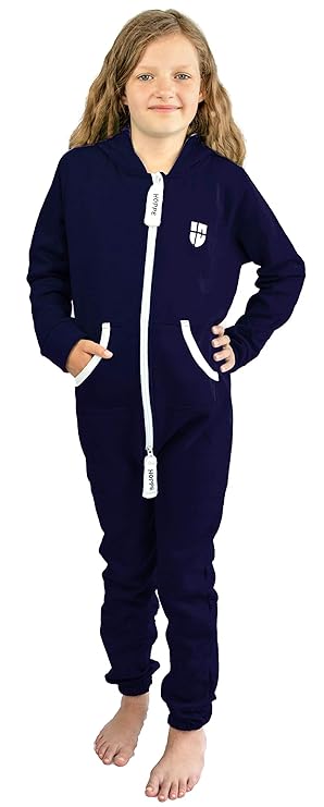 Gennadi Hoppe Kinder Jumpsuit Overall Jogger Trainingsanzug Mädchen Anzug Jungen Onesie