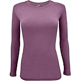 Natural Uniforms Women's Under Scrub Tee Crew Neck Long Sleeve T-Shirt