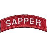 Popular PatchArmy Engineers Sapper Rocker Red Patch