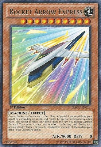 Yu-Gi-Oh! - Rocket Arrow Express (GAOV-EN016) - Galactic Overlord - Unlimited Edition - Rare