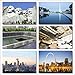 US National Monuments postcards pack - Set of 25 individual postcards featuring America’s most famous national monuments and man made landmarks