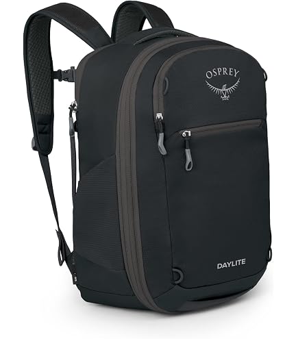 Osprey Daylite Plus Commuter Backpack – Lightweight, Everyday Pack with Laptop Sleeve and Water Bottle Pockets – Ideal for Work, School, and Travel with Versatile Storage Options, Black : Sports & Outdoors