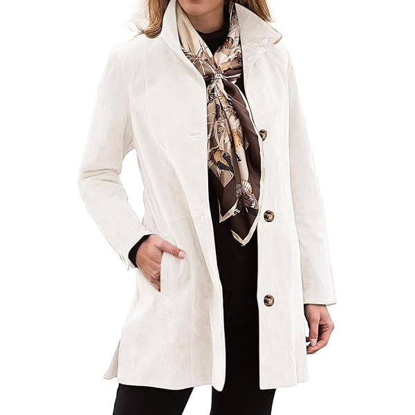 Amazon.com: Spring Autumn Women's Trench Coat Medium Waist