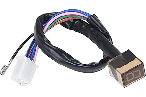 Amavoler Speedometer Indicator Motorcycle Led Digital Gear Indicator Display Shift Lever Sensor Universal Aftermarket Parts. (1Pcs)