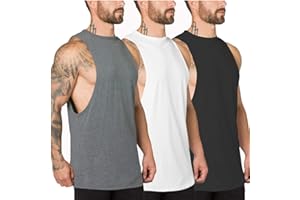 Muscle Killer Men's Muscle Cut Off Gym Workout Stringer Tank Tops Bodybuilding Fitness T-Shirts 1/2/3 Pack