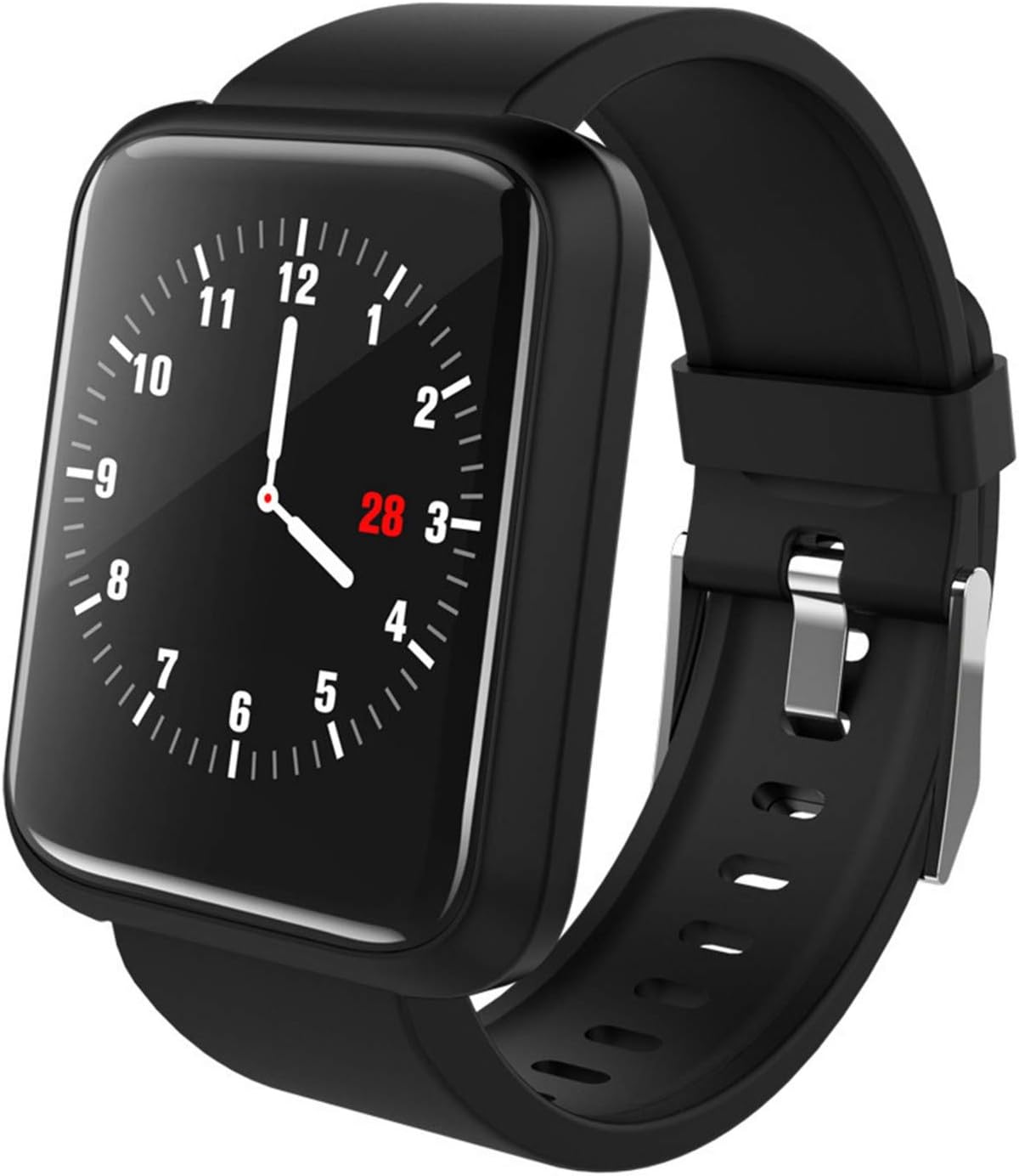 2019 New !!!❤❤❤Daerzy Smart Watch Sport3 Fitness Tracker Heart Rate Blood Pressure Monitor Smartwatch Waterproof Wristwatch As Father's Day, (Black)