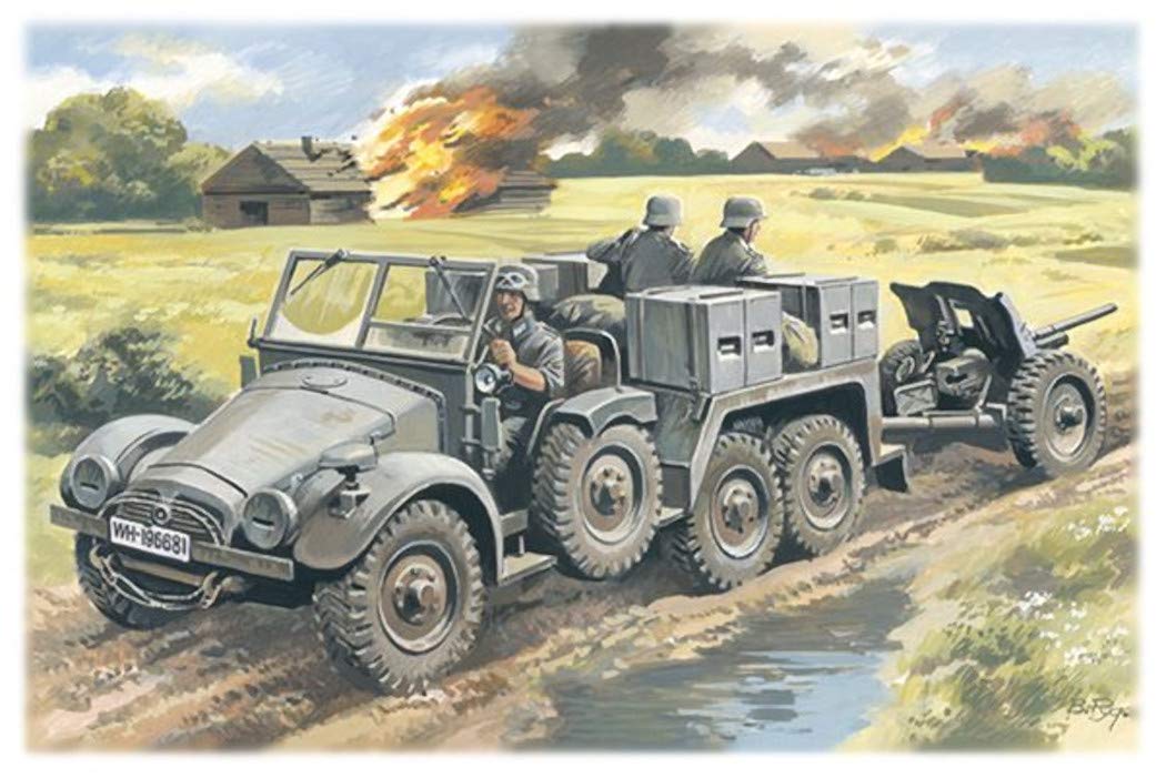 ICM 72461 – Krupp L2H143 Kfz 69 Withpak 36