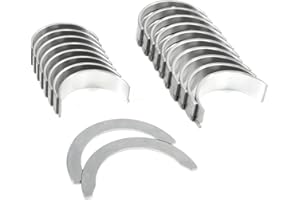 CYCWER 21020-2B100 Connecting Rod and Crankshaft Main Bearing Set Connecting Rod Bearings Fit for 2012-2017 Accent 1.6L, Fit for 2012-2017 Soul 1.6L, Replace OE 21020-2B100 210202B100