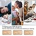 Alarm Clock, LED Wood Digital Clocks with Time Date Week Temperature Voice Control 12/24 Hours and Backup Battery USB Modern Wooden Desk Clock Suitable for Your Kids Heavy Sleepers Bedrooms Travel