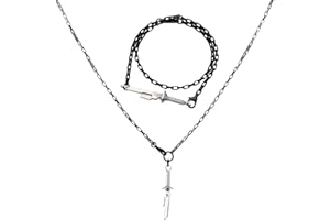 AITUNAN Toji Fushiguro Necklace Inverted Spear of Heaven Necklace Earrings Bracelet Anime Costume Jewelry