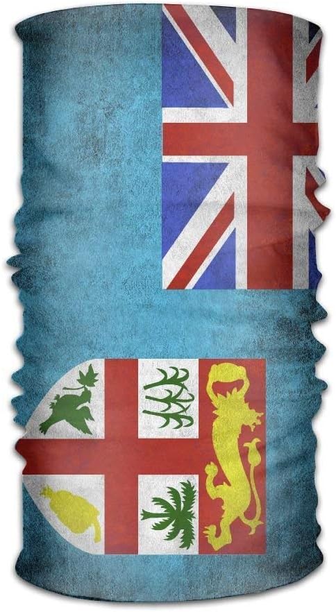 Retro Fiji Glorious Flag Headband Bandana,Outdoor Multifunctional Headwear,Magic Scarf for Men Women