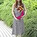 BREADEEP Pet Sling Carrier, Small Dog Cat Sling Bag for Travel, Hands Free Front Pack Chest Carrier with Breathable Mesh Pouch, Rose in S