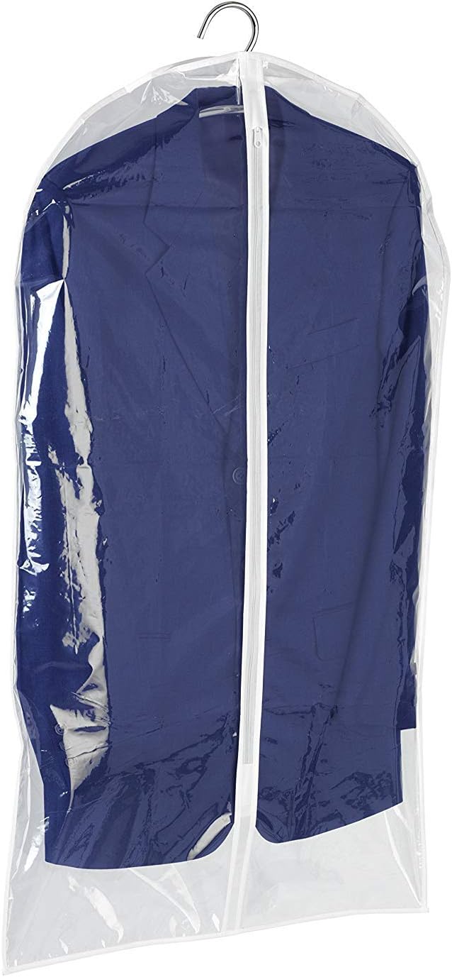 Wenko 3792700100 Suit Bag 60x100 cm Transparent Plastic Film, 100 x 60 cm