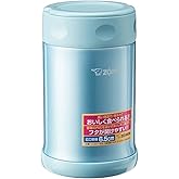 Zojirushi Stainless Steel Food Jar, Medium, Aqua Blue