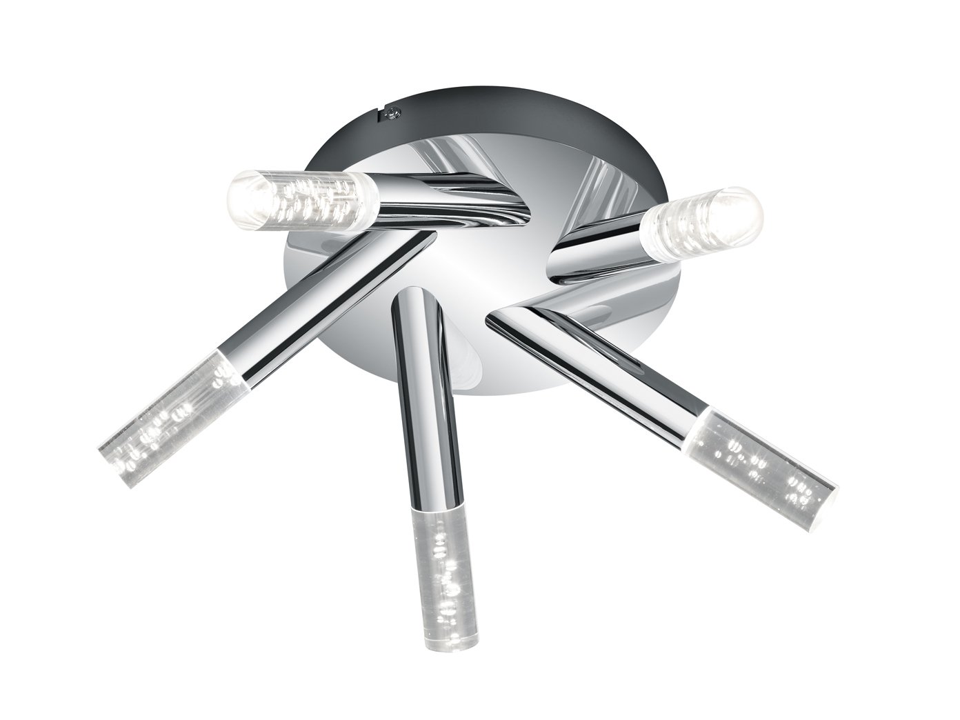 Trio Leuchten Bolsa 682410506 LED Ceiling Light 5X 3.1 Watt Metal Chrome