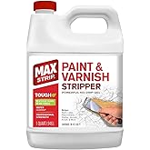 Max Strip Paint & Varnish Stripper Gel, Safe Wood & Metal Stripper, 1 Qt | Water-based paint & varnish stripper gel. Removes