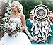 CHICIEVE Dream Catcher White Feather Dreamcatchers for Wall Hanging Decoration Wedding Decoration Ornament Christmas Craft -Dia 7.9 inch