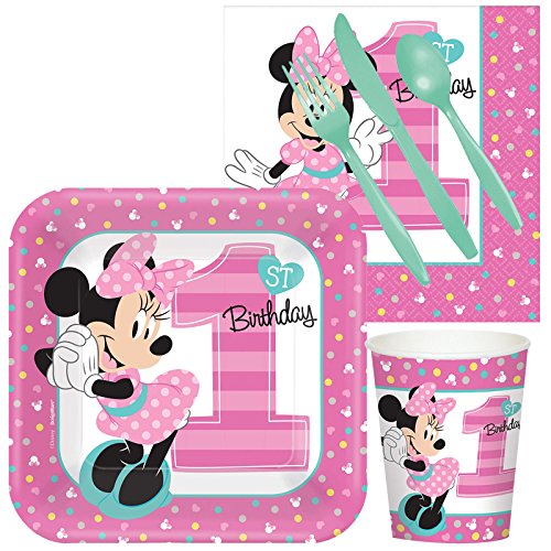 Disney Minnie Dream Party Beverage Napkins - Disney Minnie Mouse 1st Birthday Party