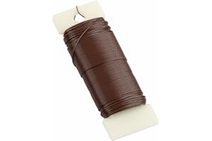 YUXIANG Jewelry Making Wire, Floral Wire Coffee Color Flexible Paddle Wire for Crafts, Christmas Wreaths, Garland and Flower Arrangements (Coffee)