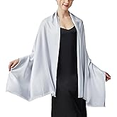 Sparkling Metallic Pashmina Shawl Wraps Scarf for Evening Party Bridal Wedding Formal Dresses